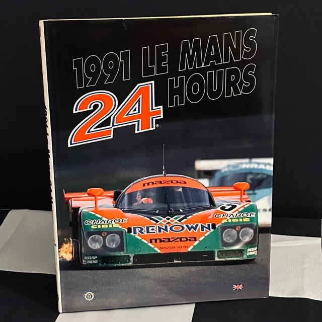 1991 Le Mans 24 Hours Official Yearbook Annual English Mazda 787B Jaguar Xjr12