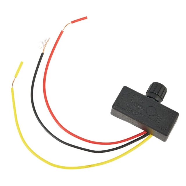 Interruttore di regolazione 12 V regolatore siringa elettrica pompa acqua interruttore velocità