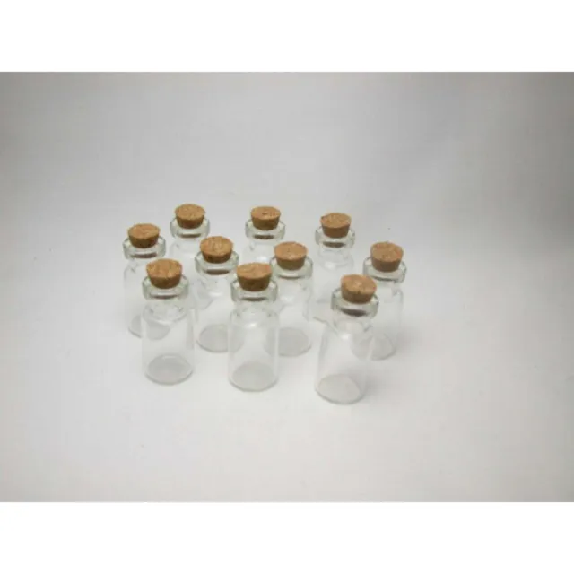 Miniature Glass Vials, Bag of 50, Crafting, Small Glass Bottles