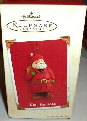Kris Kringle`2003`Old Time Santa Christmas Hallmark Tree Ornament-: Very Nice