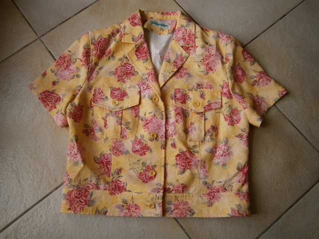 Veste Longue Manches Courtes Chassagnard Taille 46 - Made In France - Occasion Très Bon état