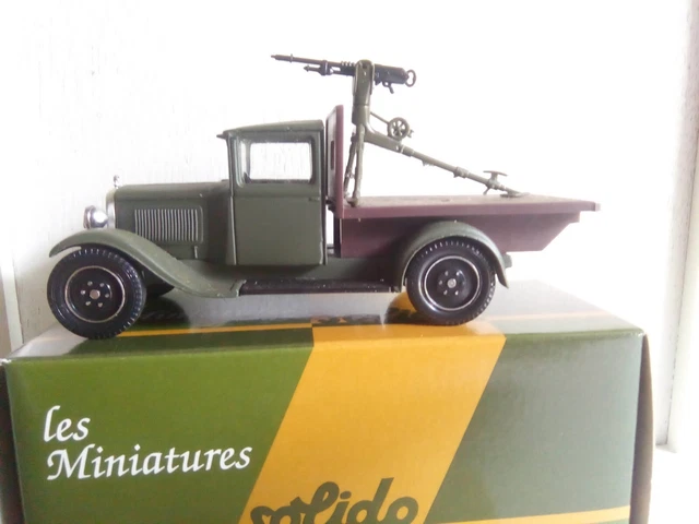 solido camion dépannage militaire neuf avec accessoires