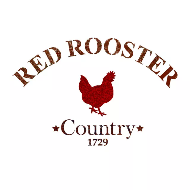 Red Rooster stencil template for Airbrush Stencils DIY home decor crafts