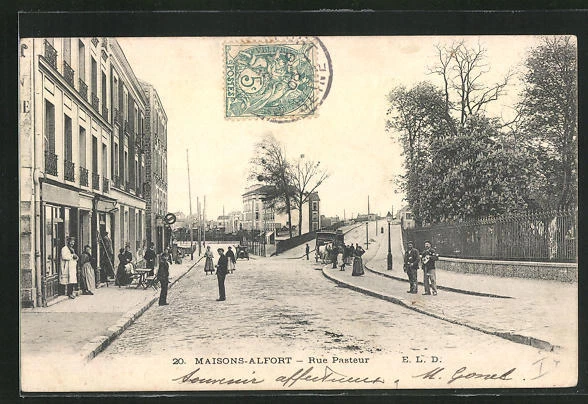 CPA Maison-Alfort, Rue Pasteur