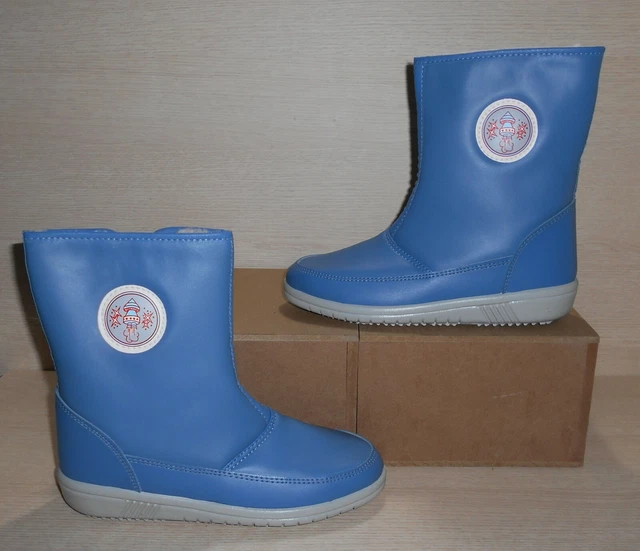 Stivali Stivaletti Doposci Mammut Donna Taglia 39 Blu Imbottiti Pelo Antiscivolo