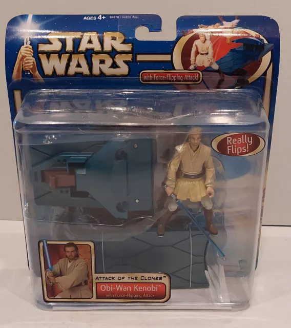 Star Wars Hasbro Attack of the Clones Obi-Wan Kenobi OVP U012