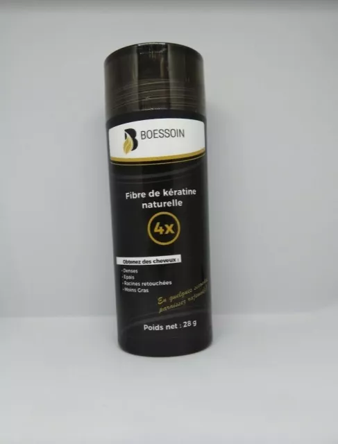 Poudre Cheveux & Spray - 27.5 G - Brun Foncé, Poudre Densifiante Cheveux,  Fibre Capillaire,Traitement de la Perte de Cheveux