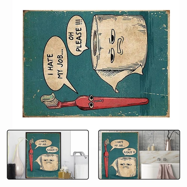 Dazzlewall Drôle Salle de Bain Art Mural Chien Image Relaxante, Humour Animal Affiche pour Salle de Bain Toilette Décor 30x40 cm Sans Cadre, Cadeau Dazzlewall Drôle Salle de Bain Art Mural Chien Image Relaxante, Humour Animal Affiche pour Salle de Bain Toilette Décor 30x40 cm Sans Cadre, Cadeau