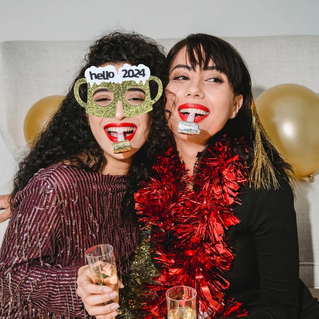 NEW YEAR 2024 Eyeglasses Party Supplies 2024 New Year Party Funny