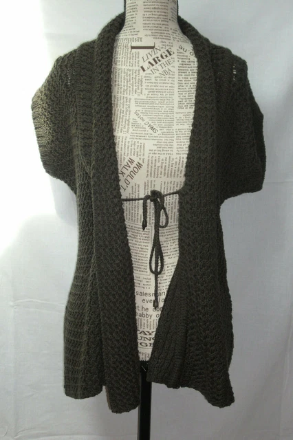 JOLI GILET/VESTE Mailles Ajourees Camaieu T1 Soit 36/38 100%Acrylique EUR 24,90 - PicClick FR