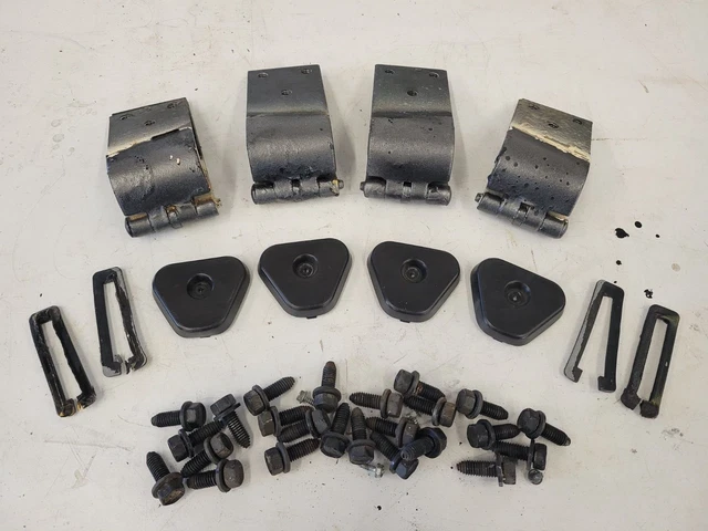 Barn Door Hinges Chevy Gmc Suburban 73-91 Oem Black Grey Rear