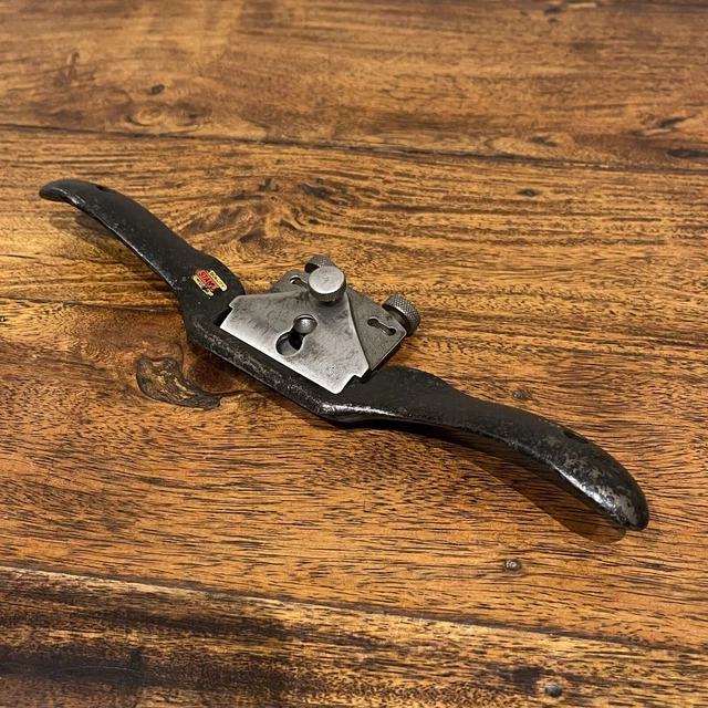 Vintage Stanley No 151 Flat Spokeshave; England. Broad Arrow 1971. SHARP.