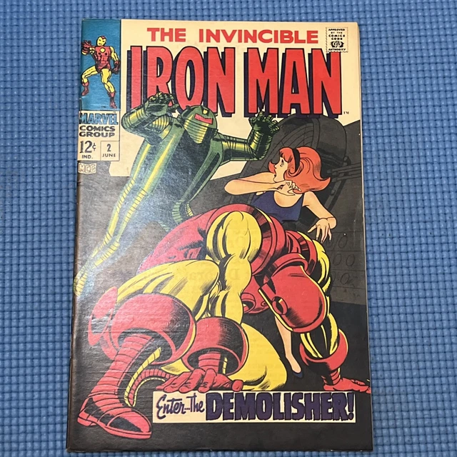 The Invincible Iron Man #2 - 1st app Janice Cord Marvel Comics Silver Age 1968 9