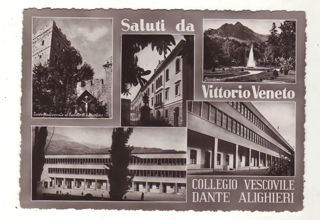 cartoline Vittorio Veneto(Treviso),collegio Dante Alighieri......