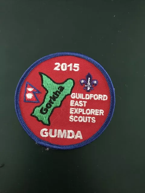 Guildford East Explorer Scouts 2015 Nepal Gumda Trip Sew on Badge