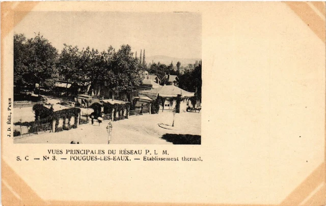 CPA Main Views of - POUGUES-les-EAU - Establ. thermal (456838)