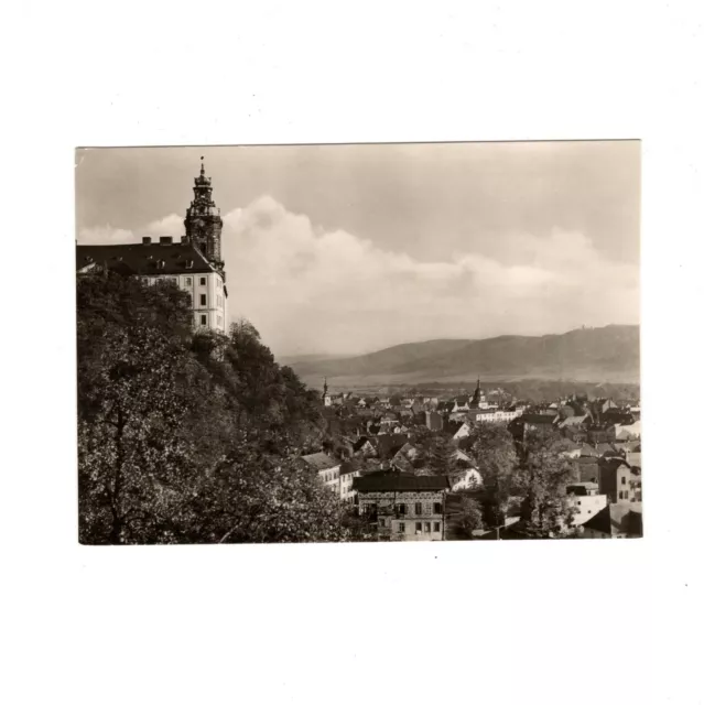 AK Ansichtskarte Rudolstadt / Heidecksburg mit Blick auf die Stadt