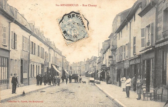 Cpa 51 Sainte Menehould Rue Chanzy