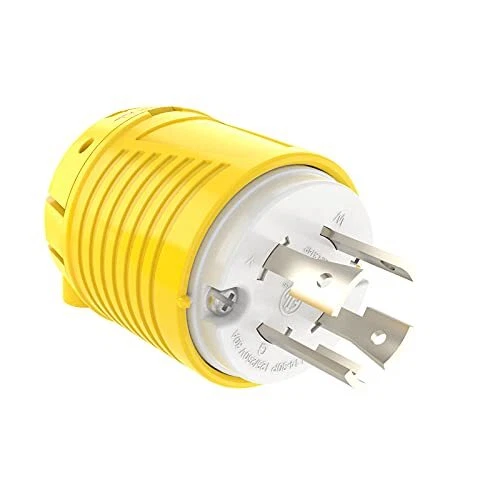 NEMA L14-30P Generator Plug Connector, 30 Amp AC 125V/250V,3 Pole-4 Wire,Twist