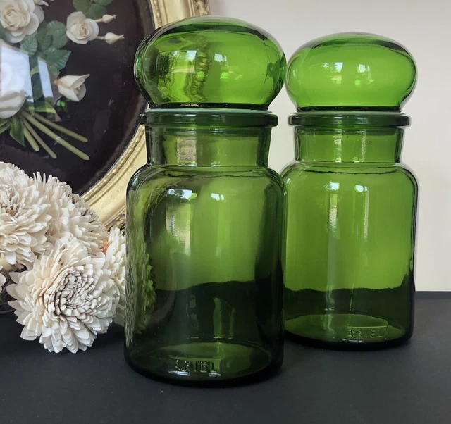 Bocal bouteille verre La Lorraine Chardon lorrain vintage - Arts de la table