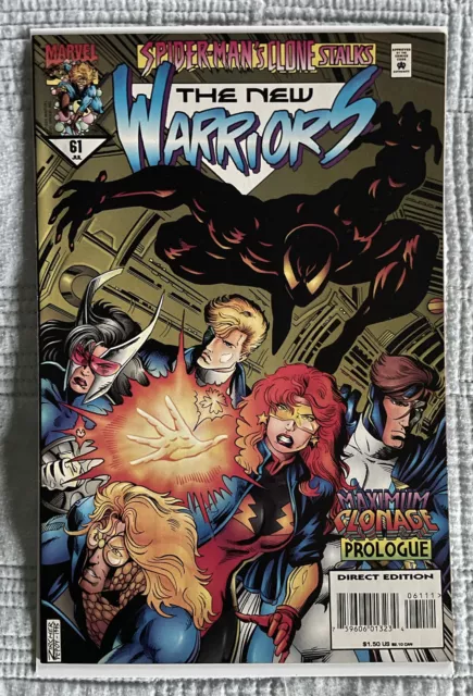 MARVEL COMICS The New Warriors #61 VF/NM 1995 (9.0) Patrick Zircher