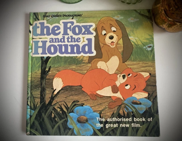 VINTAGE WALT DISNEY The Fox and the Hound Hardcover Childrens Book ...
