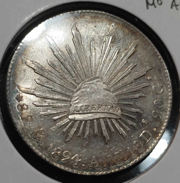 Mexico 1894 Mo AM 8 Reales