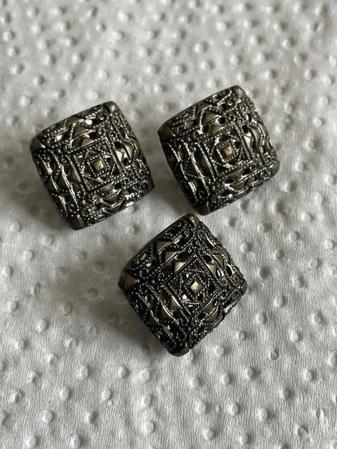 Lot De 50 Boutons-Pression Pour Jeans - Motif Étoile En Métal Argenté - Diamètre 17 Mm