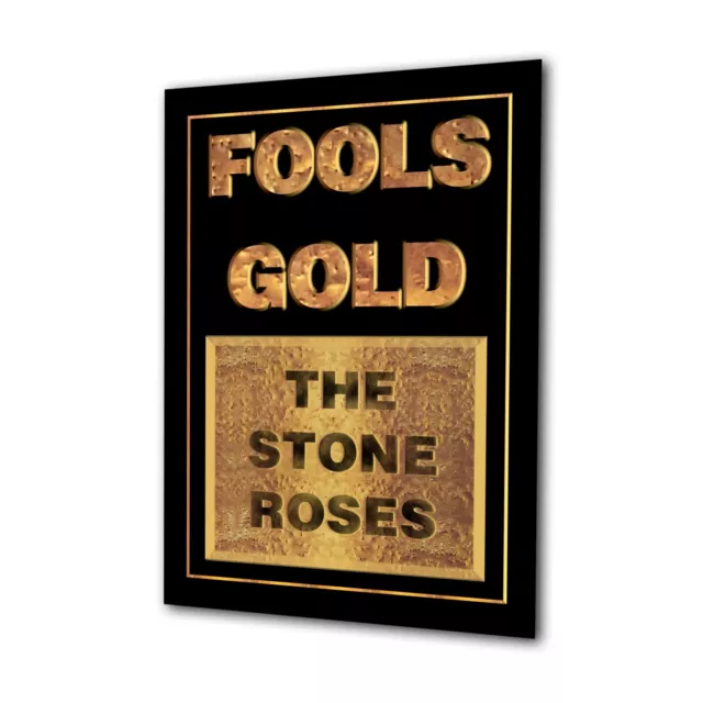 Poster Inspired by Stone Roses Album Fools Gold Madchester Legends Tribute Print