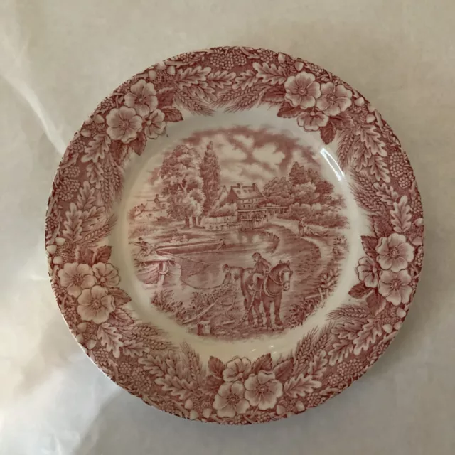 Broadhurst Ironstone, "The Constable Series" 6.5” plate, Staffordshire England