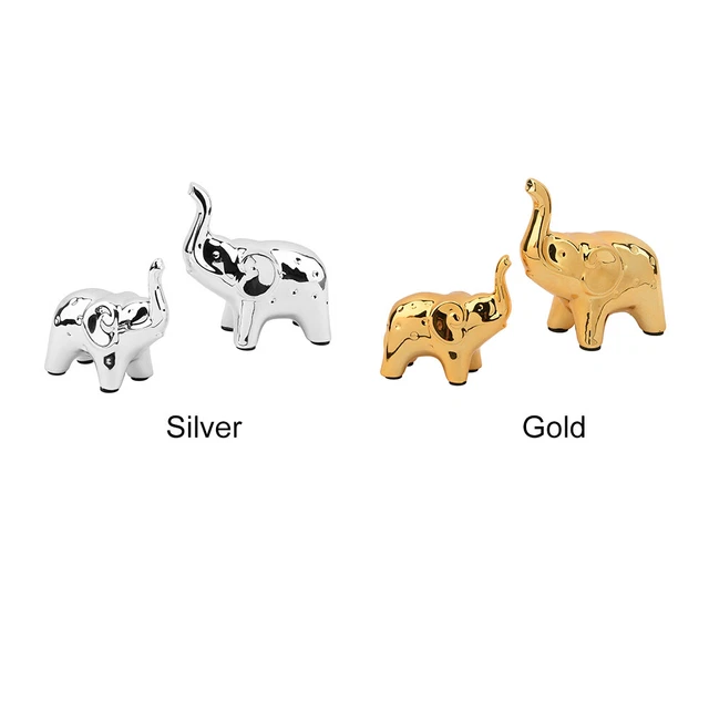 Home Decor For Desktop Solid Animal Sculpture Living Room Elephant Statue