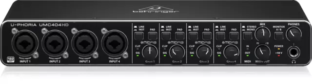 Behringer U-Phoria Umc404Hd Usb Audio Interface