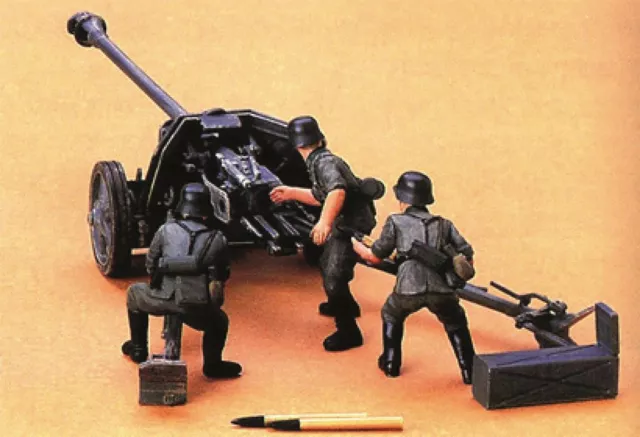 35047 Tamiya 1:35, Deutsche 7,5 cm PAK (40/L46, m.Figuren, Bausatz Plastikmodell 2