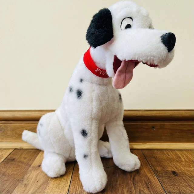 VINTAGE DISNEY STORE 101 Dalmatians Pongo Dog Plush Teddy Toy 1990’s