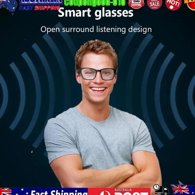 Smart Glasses Bluetooth-compatible Stereo Calling Eyeglasses for Myopia Lenses