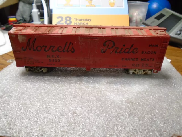 HO Scale #5360 M.R.X. Morrell's Pride Meats Box Car