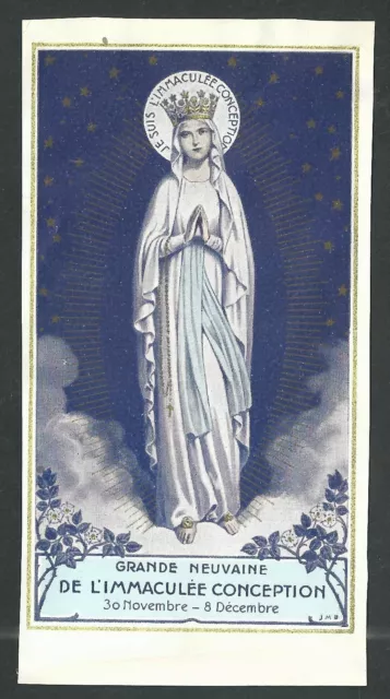 Estampa antigua Virgen de L'inmaculada Concepcion andachtsbild santino holy card