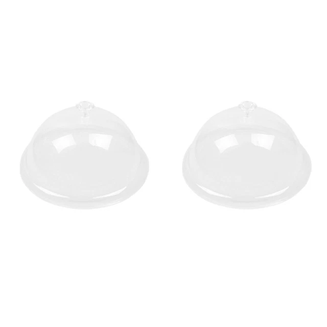 2 Stück Food Isolation Cover Display Lebensmitteldeckel Staubdichtes Werkzeug