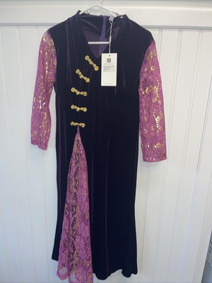 Vicky and Lucas Style# VL7810 Renaissance Medieval Royal Princess Purple Dress
