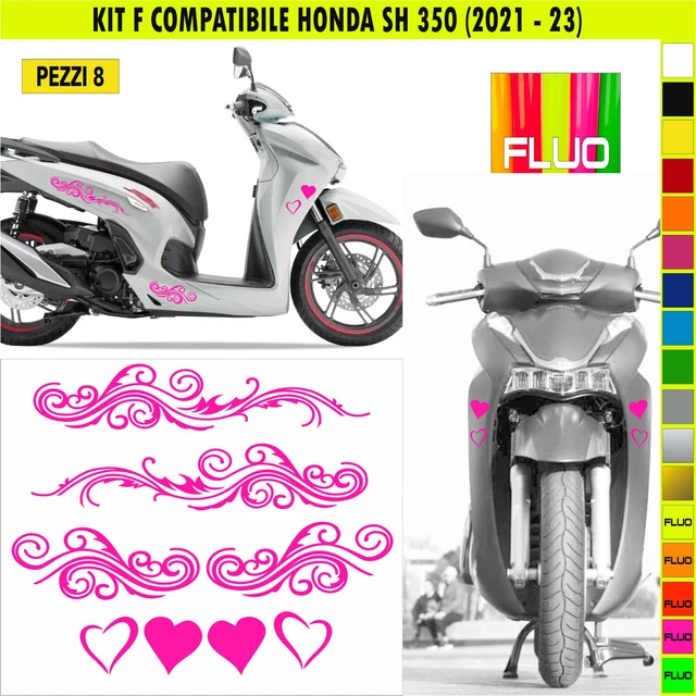 Grafica adesivi decal compatibili con HONDA SH350 SH 350 -KIT F vari colori 2072