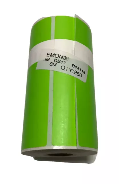 Roll of 250 Green Emona Protag Elite Outdoor Test Tags - EMON39 - ELT-GREEN