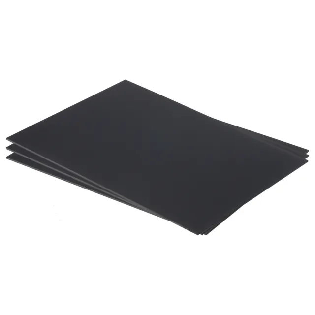 ABS Plastic Sheet 10" x 8" x 0.08" ABS Styrene Sheets Black 3 Pcs