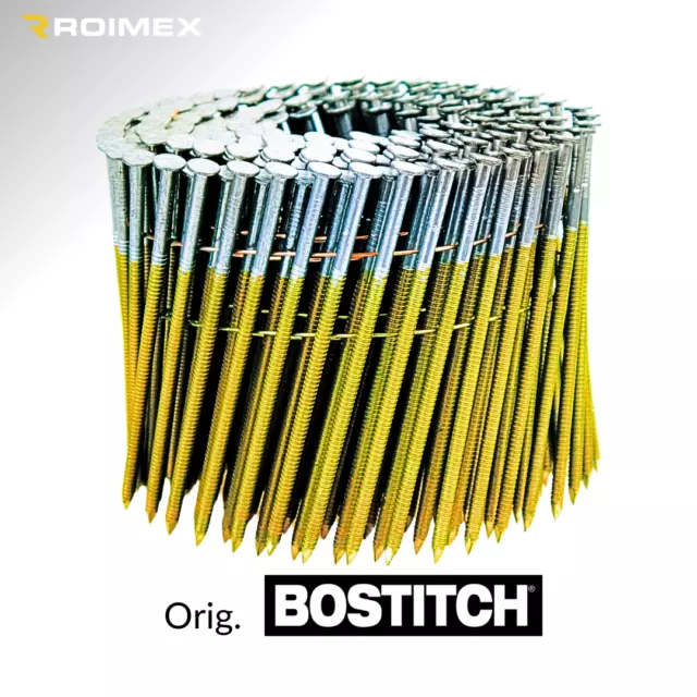Azione Orig. Chiodi bobina Bostitch 15° filo 2,1x38 mm acciaio bianco 3,63 €/1000
