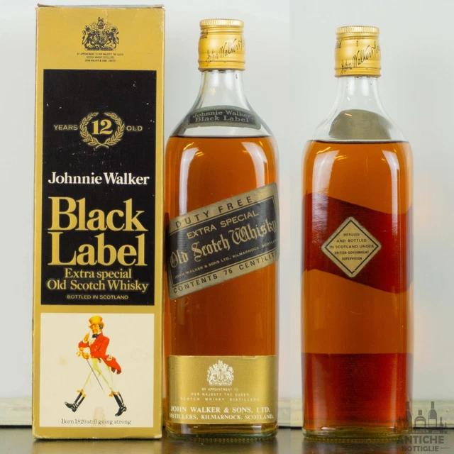 JOHNNIE WALKER BLACK Label Extra Special Scotch Whisky 12 ...
