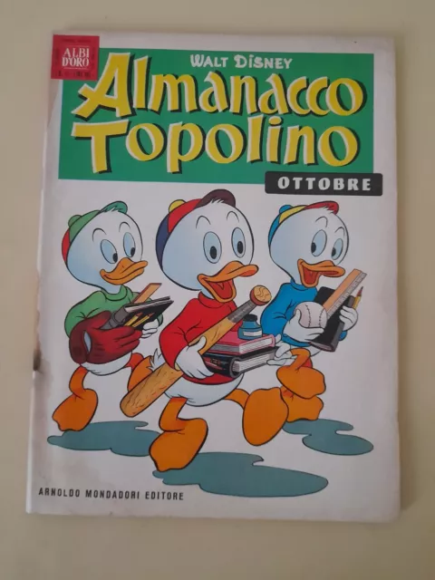 Almanacco Topolino N. 10 1961 Con Figurine Walt Disney Mondadori