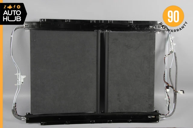 07-09 Mercedes W221 S63 S550 Panoramic Pano Sunroof Guide Rail Frame Track Suede