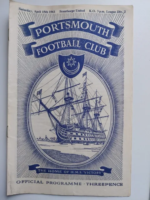 Portsmouth V. Scunthorpe - 15.4.61