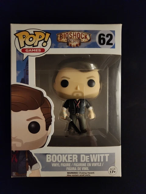 TROY BAKER SIGNED BOOKER DEWITT POP FUNKO FIGURE BIOSHOCK INFINITE GAME JSA  COA