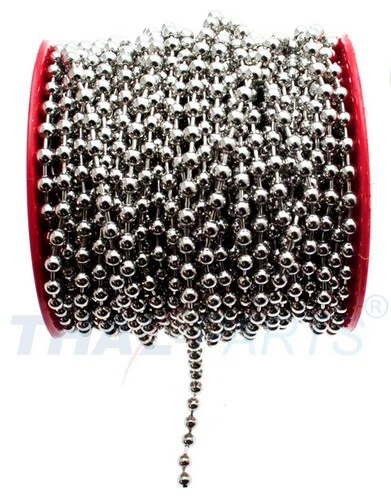 Cadena esférica de 30 m 4,5 mm plata sobre rollo cadenas esféricas cadena esférica cadena sobre rollo