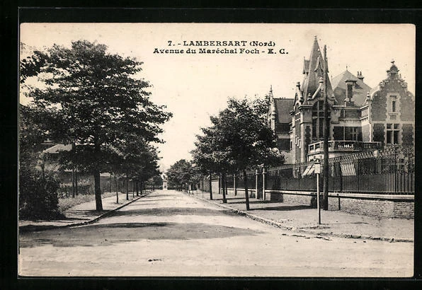 CPA Lambersart, Avenue du Maréchal Foch